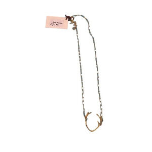 Amy Wells Hand-Crafted Vermeil Gold Necklace Rocky Mountain Way Antlers